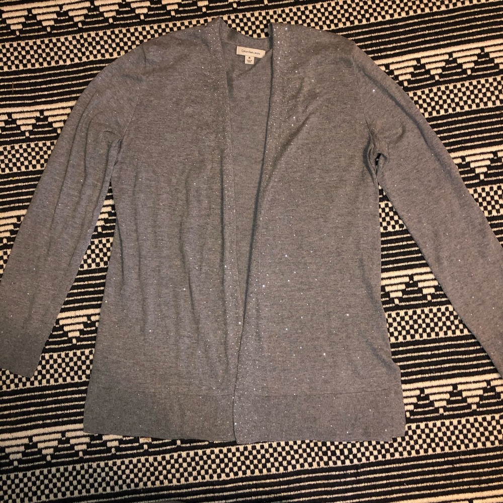 CalvinKlein Jeans Cardigan Embellished Rhinestone